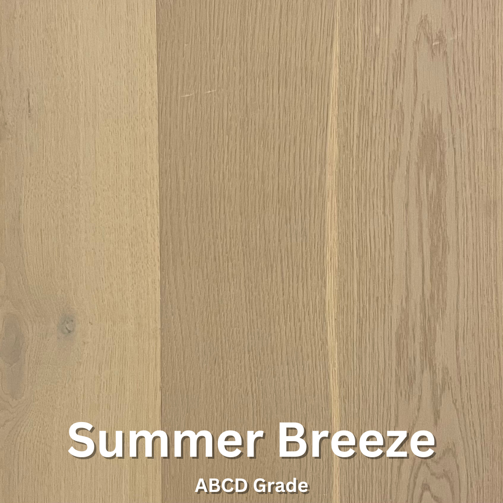 Floorest - 7 1/2 X 3/4 - White Oak "Summer Breeze" - Engineered Hardwood ABCD Grade - 23.81 Sf/B